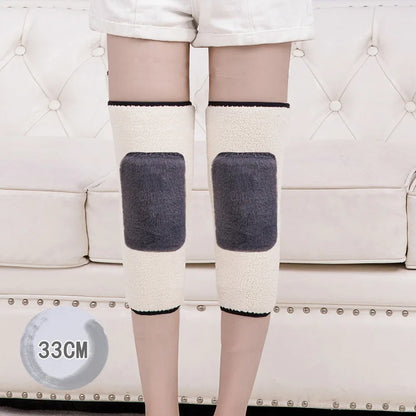 Winter Knee Pads Thick Cotton Leggings