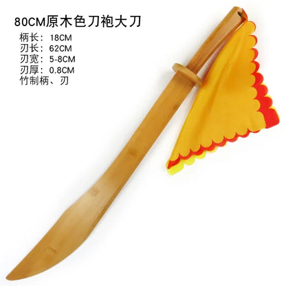 Bamboo Ancient Martial Arts Practice Knife