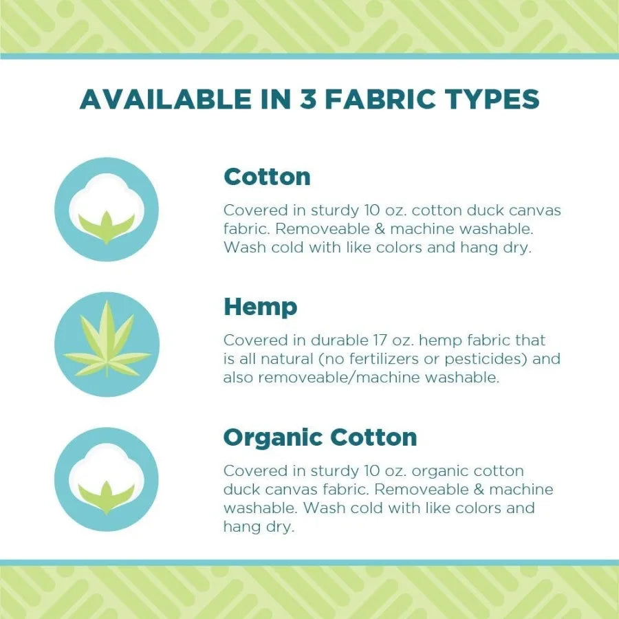 Meditation Cushion Mat Set -- Organic Buckwheat Pillow + Cotton Filled Pad