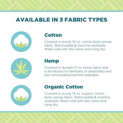 Meditation Cushion Mat Set -- Organic Buckwheat Pillow + Cotton Filled Pad