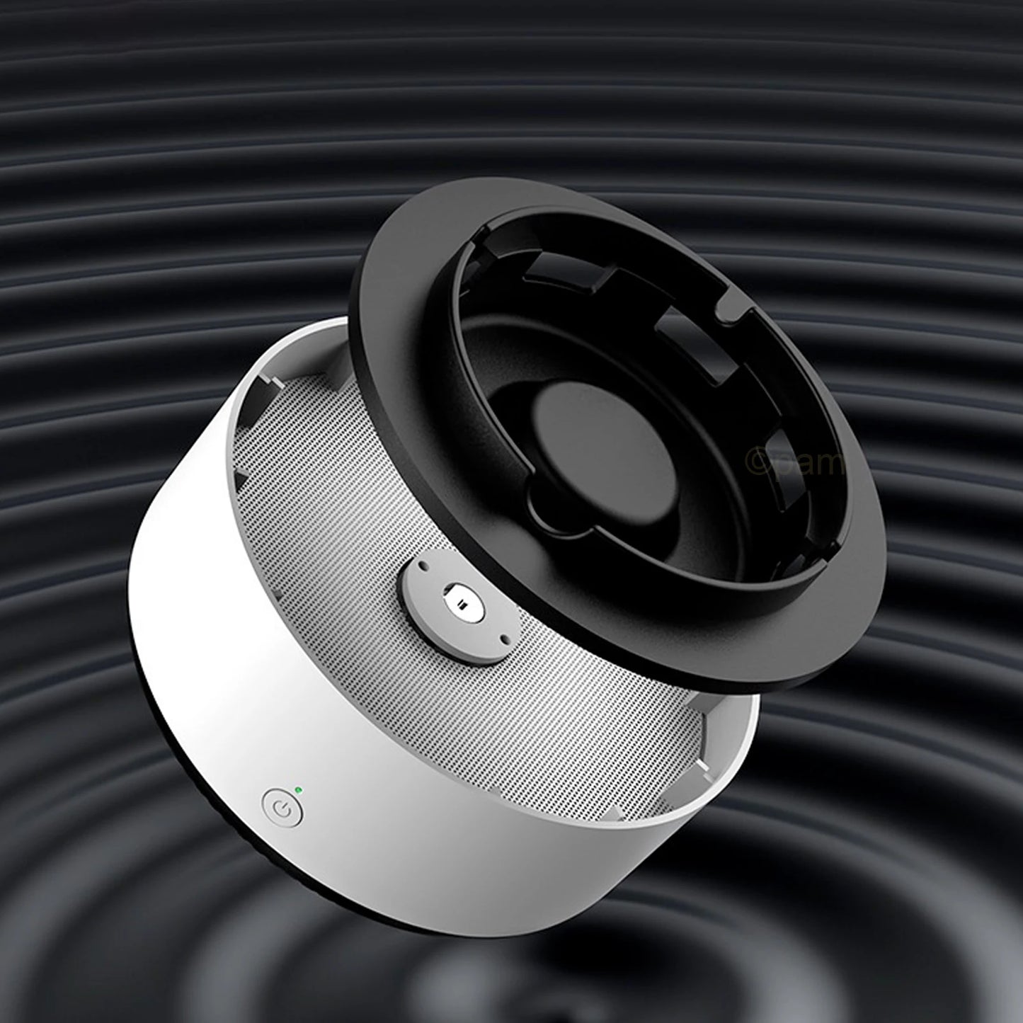 2-in-1 Intelligent Smoke-free Ashtray, Instantly Eliminates The Smell Of Second-hand Smoke, Does Not Include Batteries,
