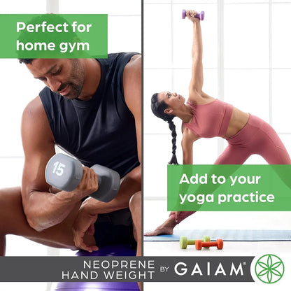 Neoprene Coated Exercise & Fitness Dumbbell for Home Gym Equipment