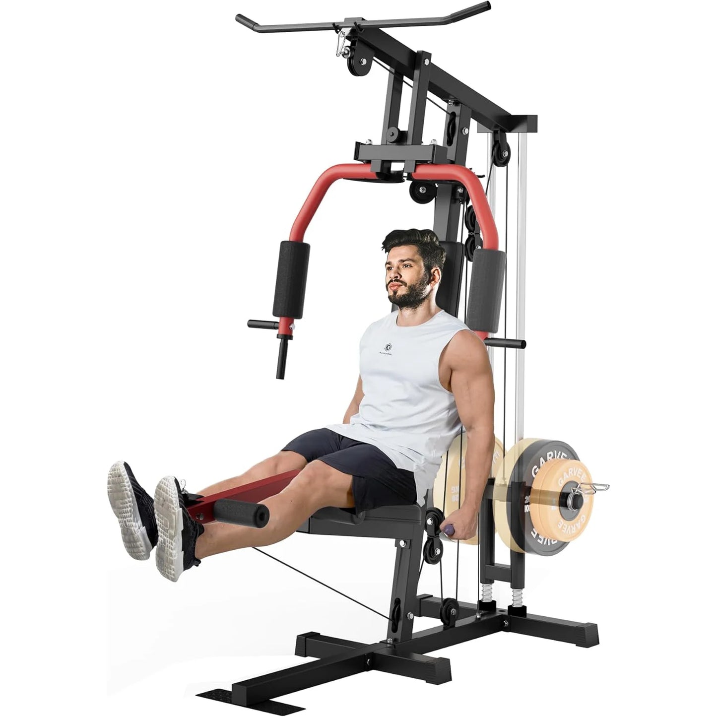 Home Gym Workout Equipment for Strength Training, Full Body, Chest Press, LAT Pull down, Leg Extension & Cable System