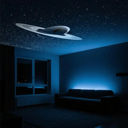 Cool White Dimmable Night Sky Projection Lamp Showing Galaxy Stars