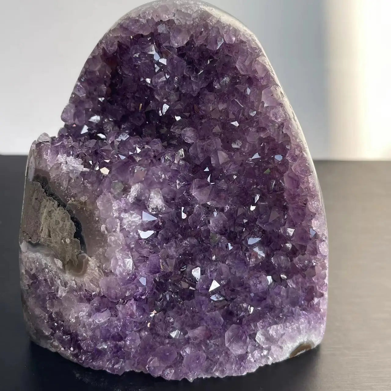Natural Amethyst Crystal Cluster Healing Mineral Ore Purple Cornucopia Feng Shui Stone