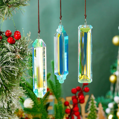 3PCS Crystal Suncatcher Colored Rainbow Maker