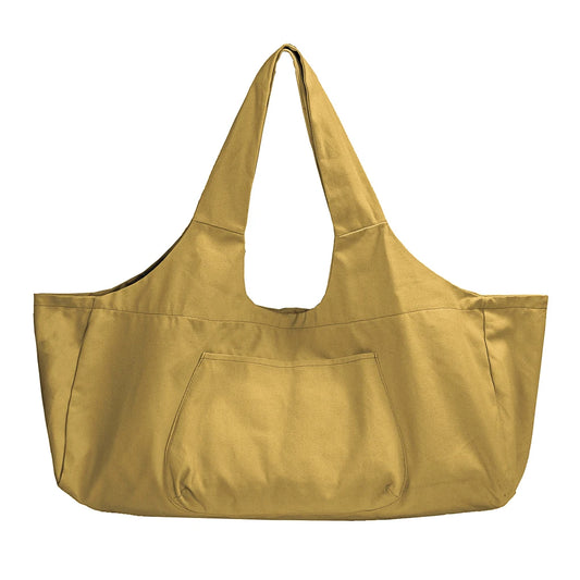 Canvas Yoga Mat Bag Storage Pouch Sports Tote Training Shoes Pocket