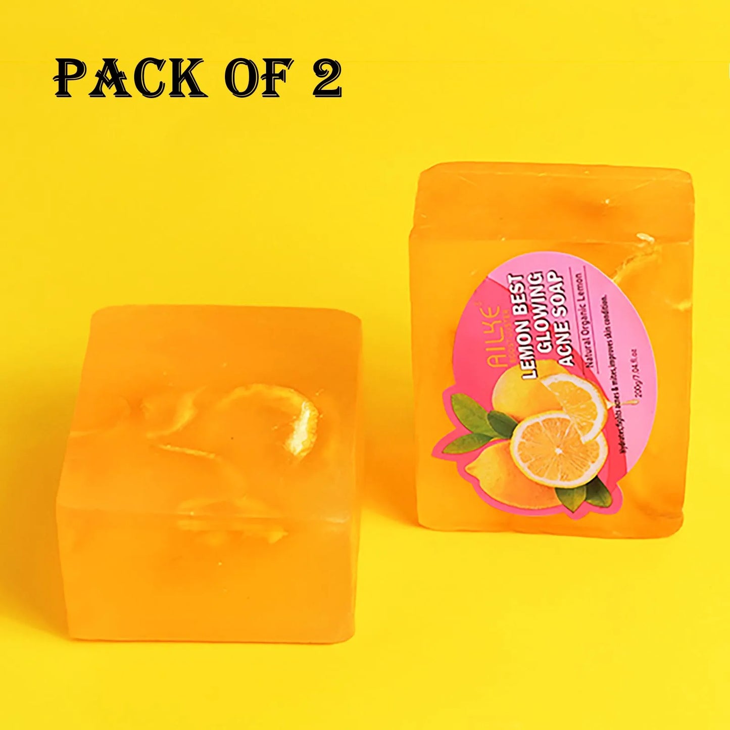 Dark Spots and Acne Remover Soap Bar, Whitening Skin with Natural Lemon, Olive Oil, Face and Body Wash