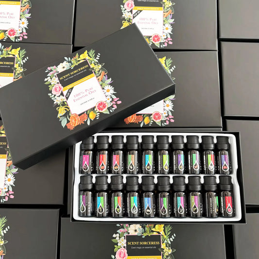 20pcs Essential Oil Set Lavender Eucalyptus Sweet Orange Lemon Massage Spa Aromatherapy Fragrance Oil