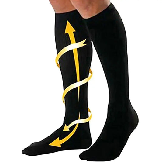 Unisex Compression Socks Varicose Vein Pressure Knee-High Leg Support
