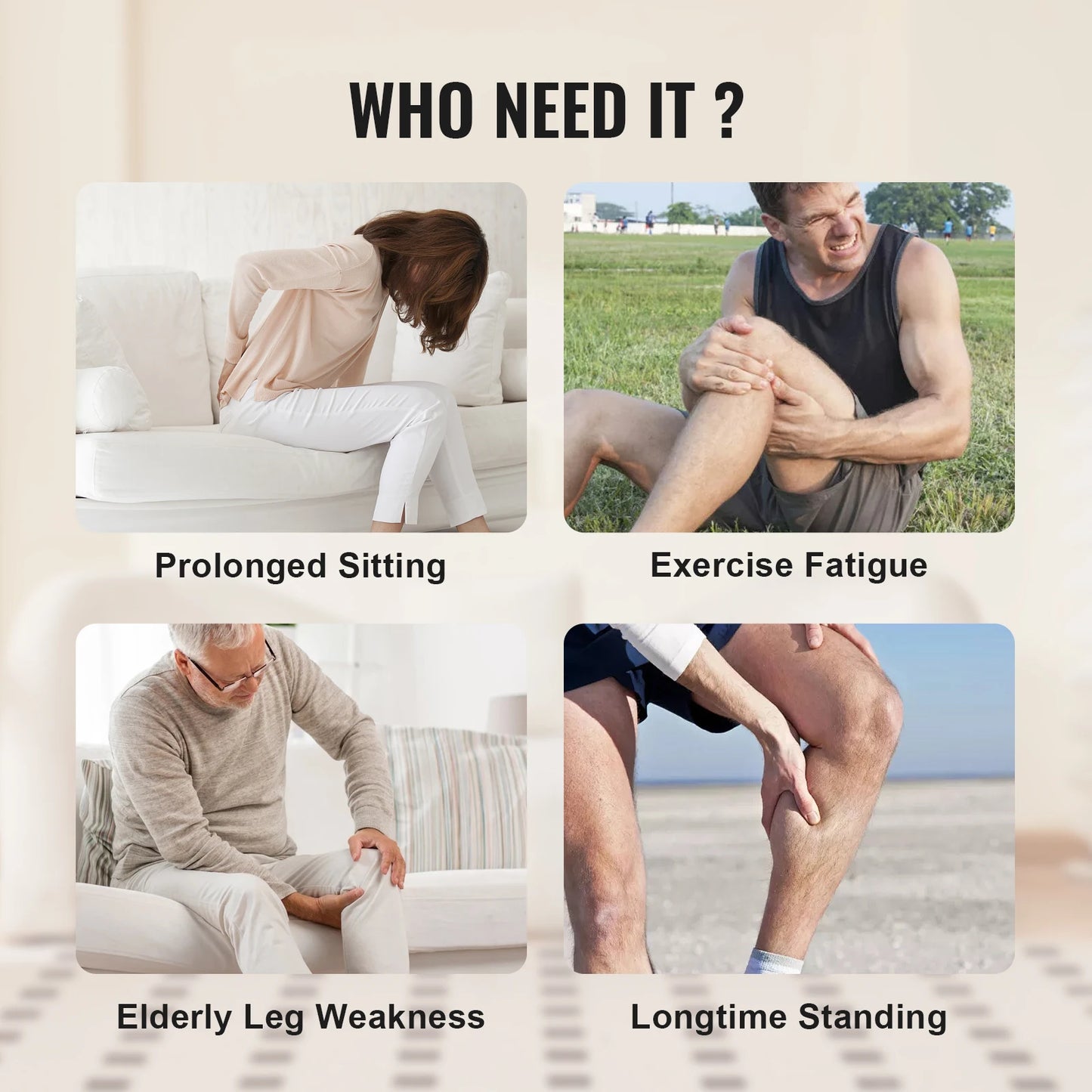 Air Compression Full Leg Massager for Circulation/ Swelling