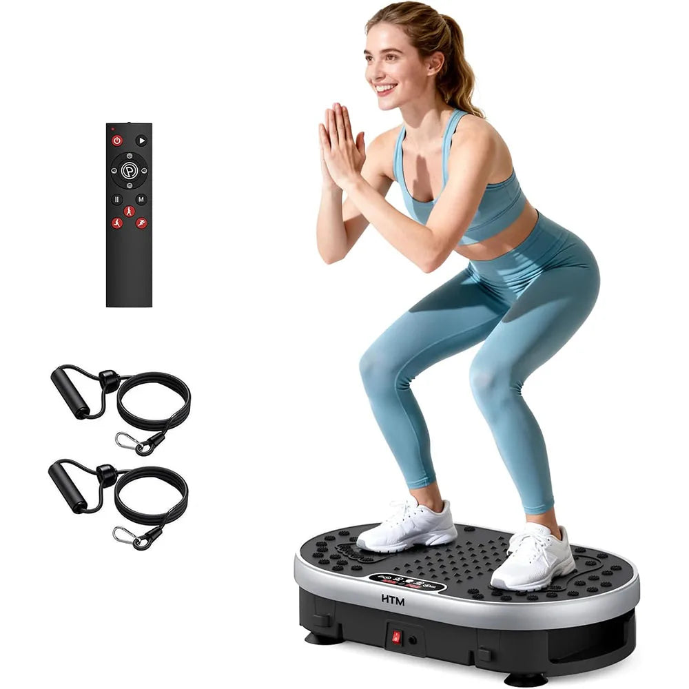 Vibration Plate Exercise Machine 120 Speed Levels 9 Preset Programs