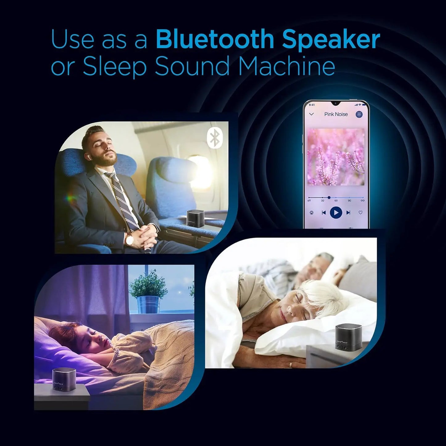 Bluetooth Tinnitus Sound Therapy System - Sleep Better